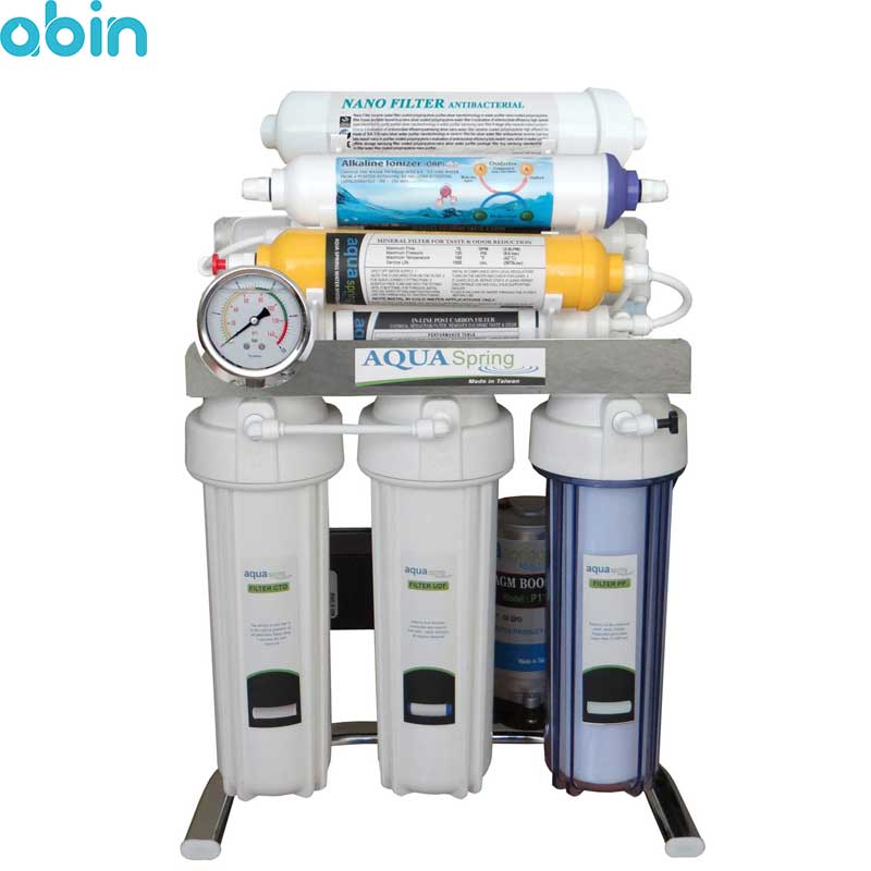 دستگاه تصفیه آب خانگی آکوا اسپرینگ مدل CHROME-AN9