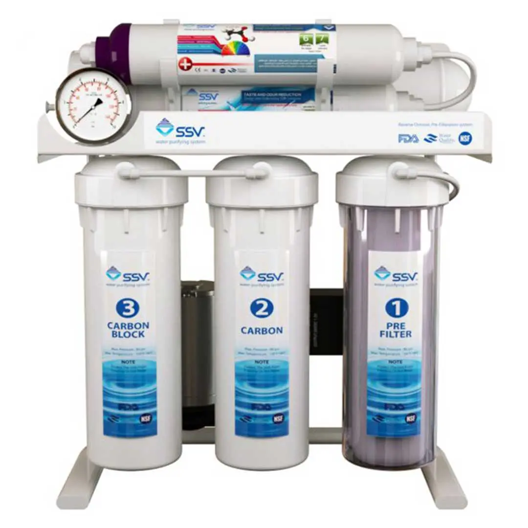 نمای جلویی دستگاه تصفیه آب خانگی اس اس وی (SSV) مدل UltraTec X630