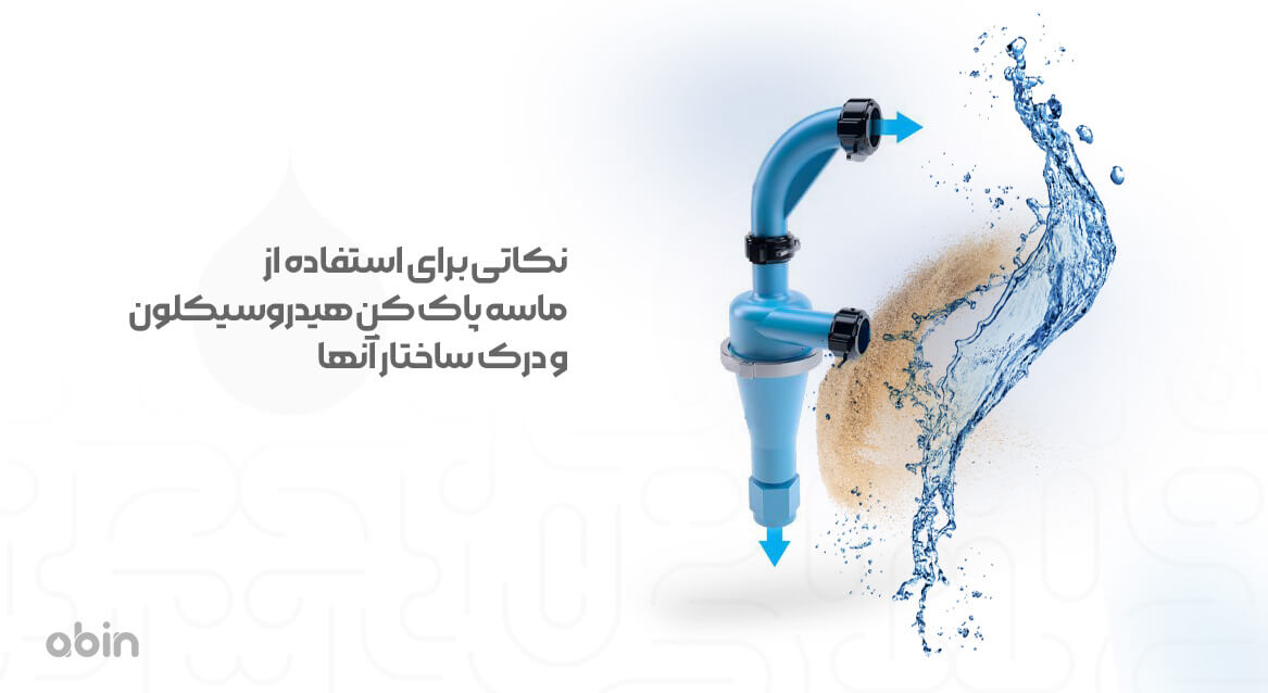نمای ماسه پاک کن هیدروسیکلون و ساختار آن