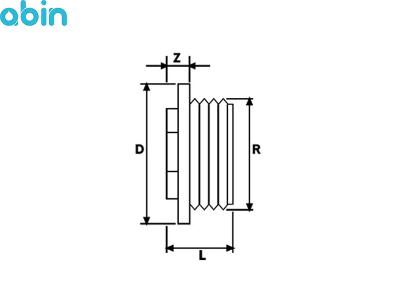 درپوش دنده ای upvc پیمتاش 