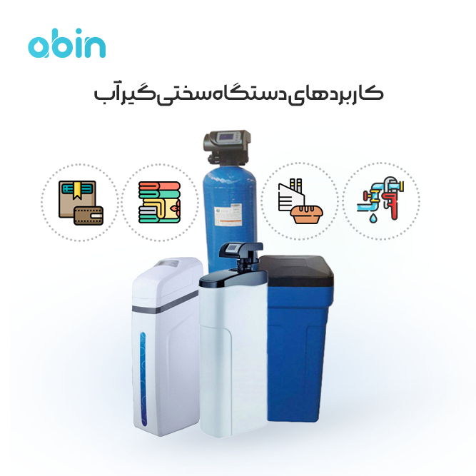 نمونه گرافیکی دستگاه سختی گیر آب