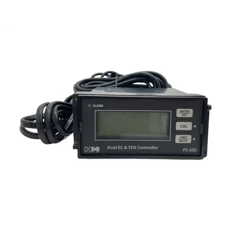 نمای روبرو EC و TDS متر برند HM مدل PS-50D با سیم برق