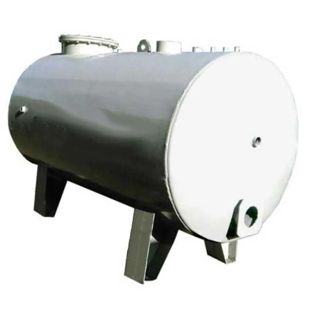 تصویر منبع کویل دار افقی 1500 لیتری با ضخامت 5 میلی متر