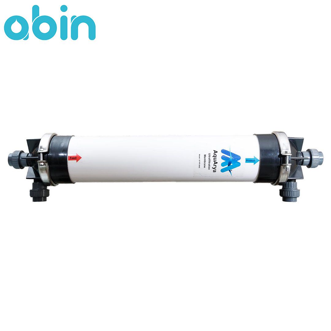 زاویه جانبی ماژول غشایی اولترافیلتراسیون آکوآریا مدل UF-8040 پلی اترسولفون