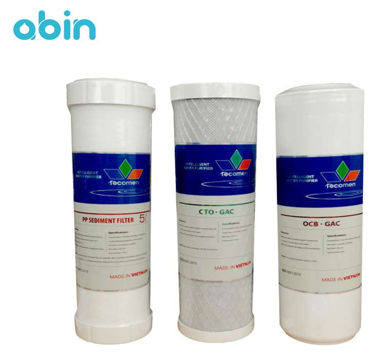 پک فیلتر 3 مرحله اول دستگاه تصفیه آب تکومن