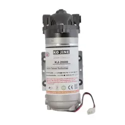 تصویر پمپ تصفیه آب نیمه صنعتی کوجین KJ-2000 با بدنه مشکی و سر فلزی