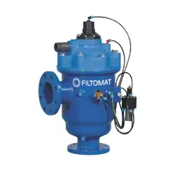 تصویر ایزومتریک فیلتر هیدرولیک فیلتومات (FILTOMAT) مدل M100 1500 دستگاه استوانه ای عمودی