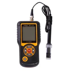 نمای ایستاده PH متر مارمونیکس مدل MPH-250 همراه با پراب و کابل اتصال