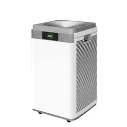 نمای جلویی دستگاه تصفیه هوا نئوتک CS-6000A با پنل و اتصالات