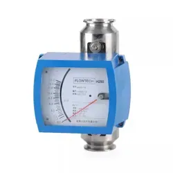 نمای جلویی فلومتر فلوتک (Flowtech) مدل 2.5 تا 25 لیتر در ساعت