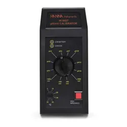نمای ایزومتریک سیمولاتور کالیبراسیون PH و MV هانا (HANNA) مدل Hi8427 با بدنه مشکی