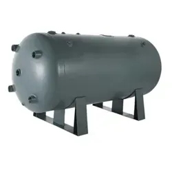 نمای روبه رو منبع کویل دار افقی 800 لیتری با ضخامت 4 میلی متر