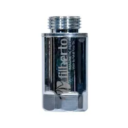 نمای کلوزآپ فیلتر رسوب گیر مغناطیسی لباسشویی و ظرفشویی فیلبرتو مدل مگا