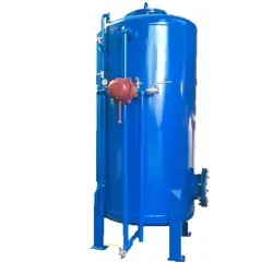 کلوزآپ دستگاه تصفیه آب شش مرحله ای Puritech با نمایش مخازن و اتصالات ورودی/خروجی