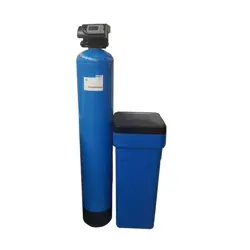 تصویر نمای جانبی سختی گیر رزینی کاتیونی هایژنیک مدل STB-80 ظرفیت 40 کیلو گرین