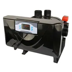 نمای جانبی شیر اتوماتیک زمانی سختی گیر رانکسین (RUNXIN) سایز 2 مدل F95D1 با نمایشگر روشن