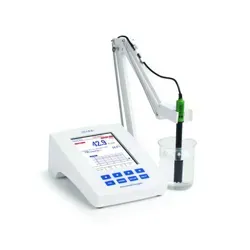 اکسیژن متر رومیزی برند هانا (HANNA) مدل HI4421 با گیره قابل تنظیم و پراب