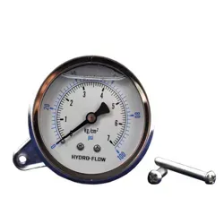 نما روبرو گیج فشار هیدرو فلو 100 PSI به همره پیچ اتصال