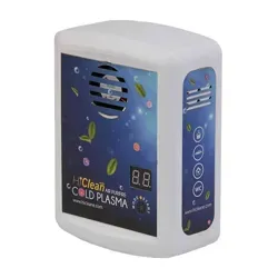 تصویر ایستاده دستگاه تصفیه هوا هایکلین (HiClean) مدل AP-108 Plus با بدنه سفید و لیبل آبی