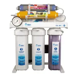 نمای روبرو دستگاه تصفیه آب خانگی اس اس وی (SSV) مدل SuperTec X800
