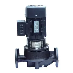 نمای روبه‌روی پمپ سیرکولاتور خطی CNP مدل TD40-16/2