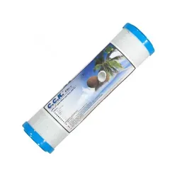 فیلتر کربن بلاک 10 اینچ سی سی کا (CCK) لیبل بلور شده برای حفظ اطلاعات فنی