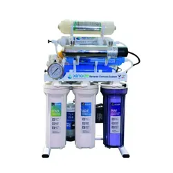 نمای روبرو دستگاه تصفیه آب خانگی زینود (Xinode) مدل AXT-1205HB با 10 فیلتر