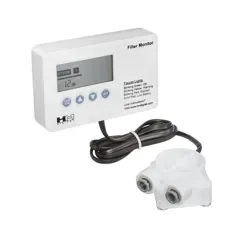 نمای جانبی مانیتور فیلتر برند HM مدل FM-2 با اتصالات