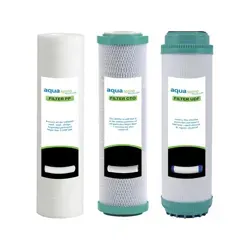 ست سه عددی فیلترهای پیش تصفیه آکوا اسپرینگ (Aqua Spring) مدل S3 با لیبل برند