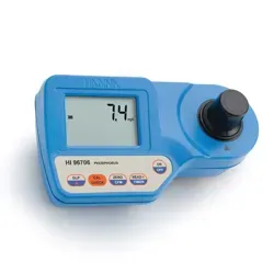 فتومتر پرتابل فسفر هانا (HANNA) مدل HI96706 آبی دارای پیچ تنظیم