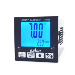 نمای روبرو کنترلر و نمایشگر تابلویی PH و ORP ازدو (Ezdo) مدل 4801P با لیبل برند
