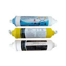 عکس ست فیلترهای دستگاه تصفیه آب آکوآ اسپرینگ (Aqua Spring) مدل FS-313