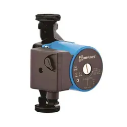 شماتیک سه بعدی پمپ سیرکولاتور خطی IMPPUMPS مدل GHN 25/70-180