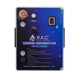 نمای روبرو دستگاه ازن ژنراتور پلی کربناتی R.K.C (آر کی سی)