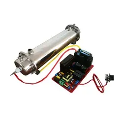 نمای ایزومتریک منبع تغذیه قابل تنظیم و لوله ازن ژنراتور 30G/H برند SUNDON مدل BW-S30G