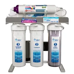 نمای روبرو دستگاه تصفیه آب خانگی اس اس وی (SSV) مدل UltraClear X630