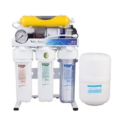 تصویر کامل دستگاه تصفیه آب خانگی سول آکوا (Sole Aqua) مدل RO-103 P6B با مخزن نگهداری آب تصفیه شده