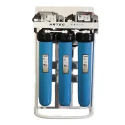 دید کمی از بالا دستگاه تصفیه آب نیمه صنعتی آرتک 800 گالن