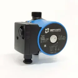 شمای پمپ سیرکولاتور خطی IMPPUMPS مدل GHN 15/65-130 لیبل برند و مشخصات فنی