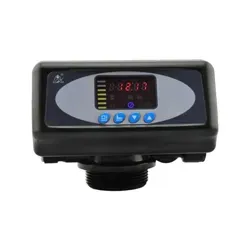 نمای روبرو شیر اتوماتیک سختی گیر زمانی رانکسین (RUNXIN) سایز 3/4 اینچ مدل F65B1 با نمایشگر