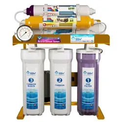نمای جلویی دستگاه تصفیه آب خانگی اس اس وی (SSV) مدل MaxGold X810