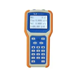 نمای روبرو فلومتر هوشمند التراسونیک پاندا (Panda) سری PUTF203 صفحه نمابش بزرگ