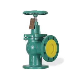 نمای ایستاده شیر فلکه سوپاپی (سوزنی) وگ امید گلستان 90 درجه سایز 1 اینچ