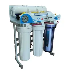 تصویر ایزومتریک دستگاه تصفیه آب خانگی 6 مرحله ای لونا واتر (Luna Water)