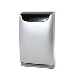 نمای روبرو دستگاه تصفیه هوا و بخارساز سرد ناسیونال (National) مدل 3900 نقره ای رنگ