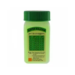 نمای جلو محلول کالیبراسیون PH ازدو (Ezdo) مدل B-7 سبز با لیبل