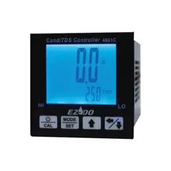 نمای مقابل کنترلر و نمایشگر تابلویی TDS و EC ازدو (Ezdo) مدل 4801C صفحه نمایش بزرگ