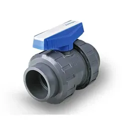 نمای کناری شیر توپی چسبی UPVC پیمتاش (PIMTAS)