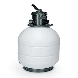 تصویر نمای کلی فیلتر شنی استخر IML سری ROMA مدل FEC-600-VT بدنه HDPE