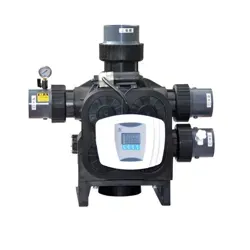 شیر اتوماتیک زمانی فیلتر FRP رانکسین (RUNXIN) سایز DN80 مدل F96B1 با نمایشگر